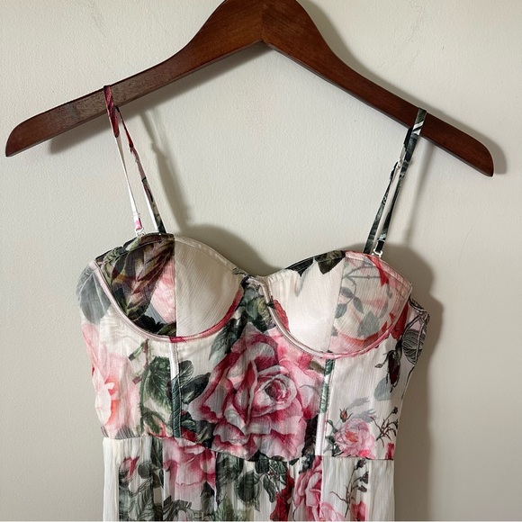 Hemant & Nandita Naaz Floral Corset Maxi Dress - Picture 10 of 13